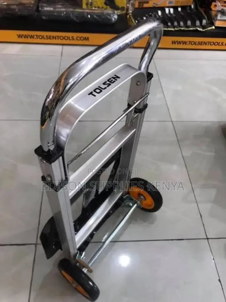 Tolsen Aluminum Foldable Trolley 90kgs Foldable Hand Truck
