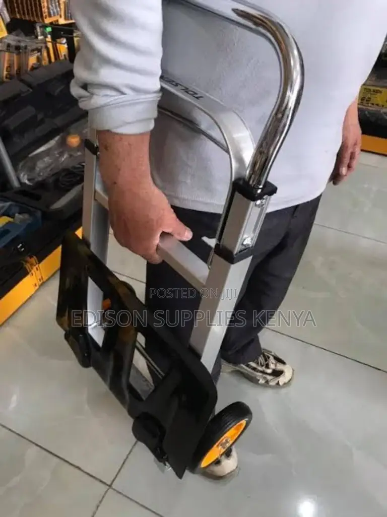 Tolsen Aluminum Foldable Trolley 90kgs Foldable Hand Truck