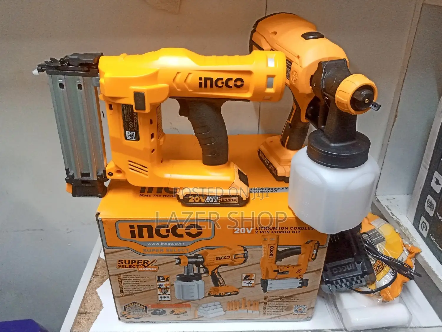 20v Lithium-Ion Cordless 2pcs Combo Kit