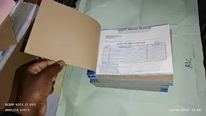 Customized Receipt Book Available