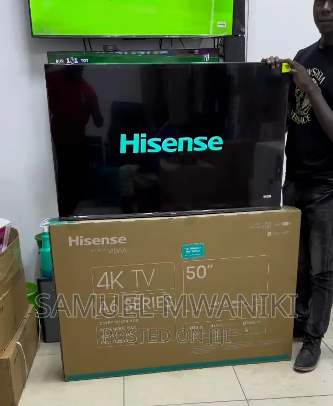 Hisense 50" A6h Uhd Smart Tv Frameless Design New Model