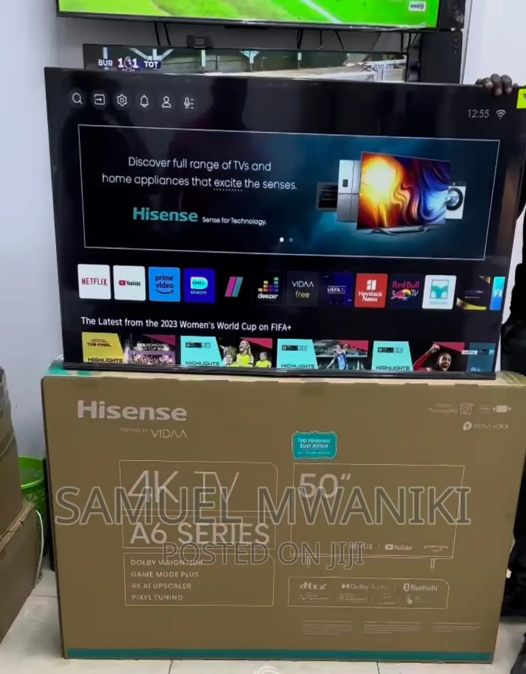 Hisense 50" A6h Uhd Smart Tv Frameless Design New Model