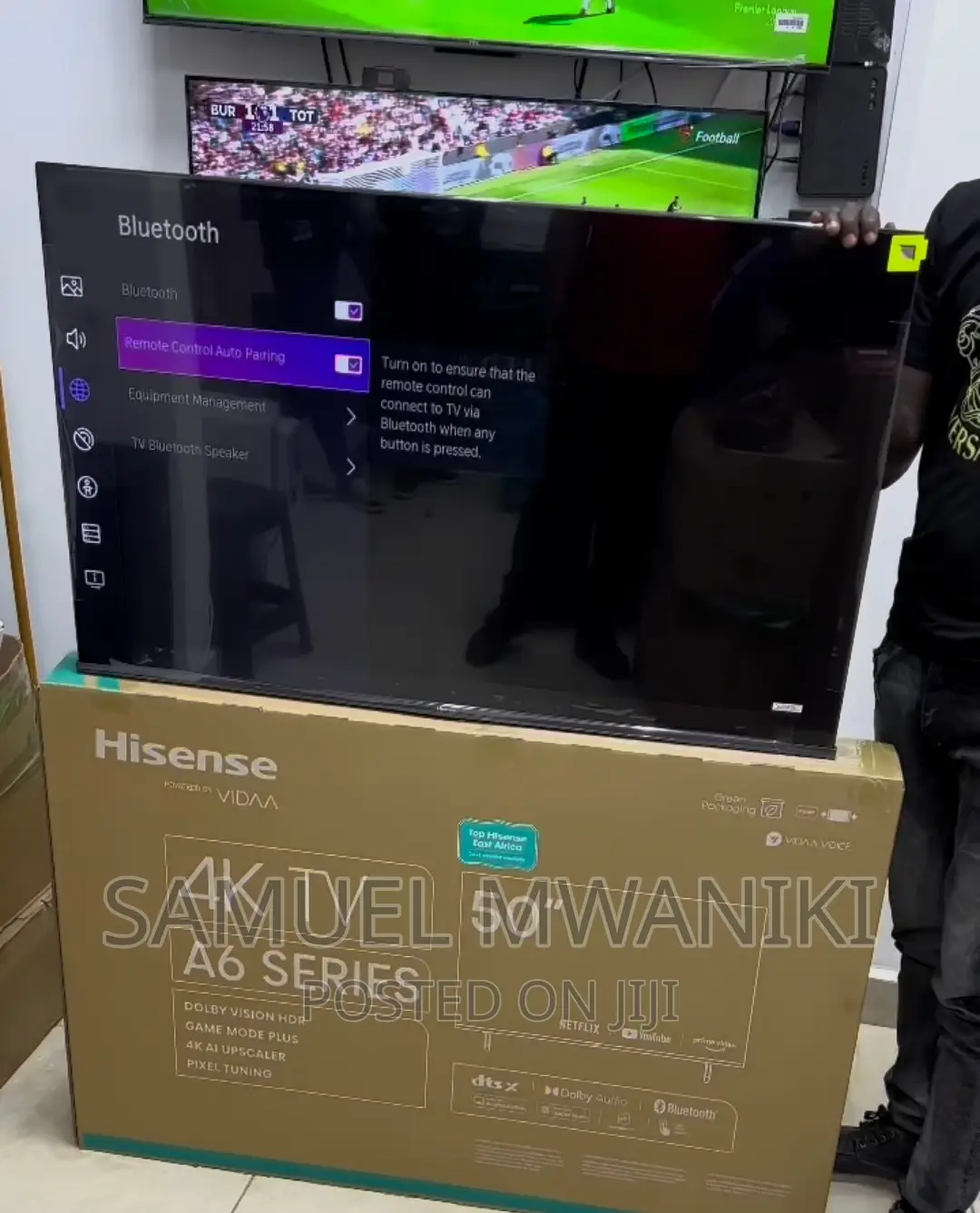 Hisense 50" A6h Uhd Smart Tv Frameless Design New Model