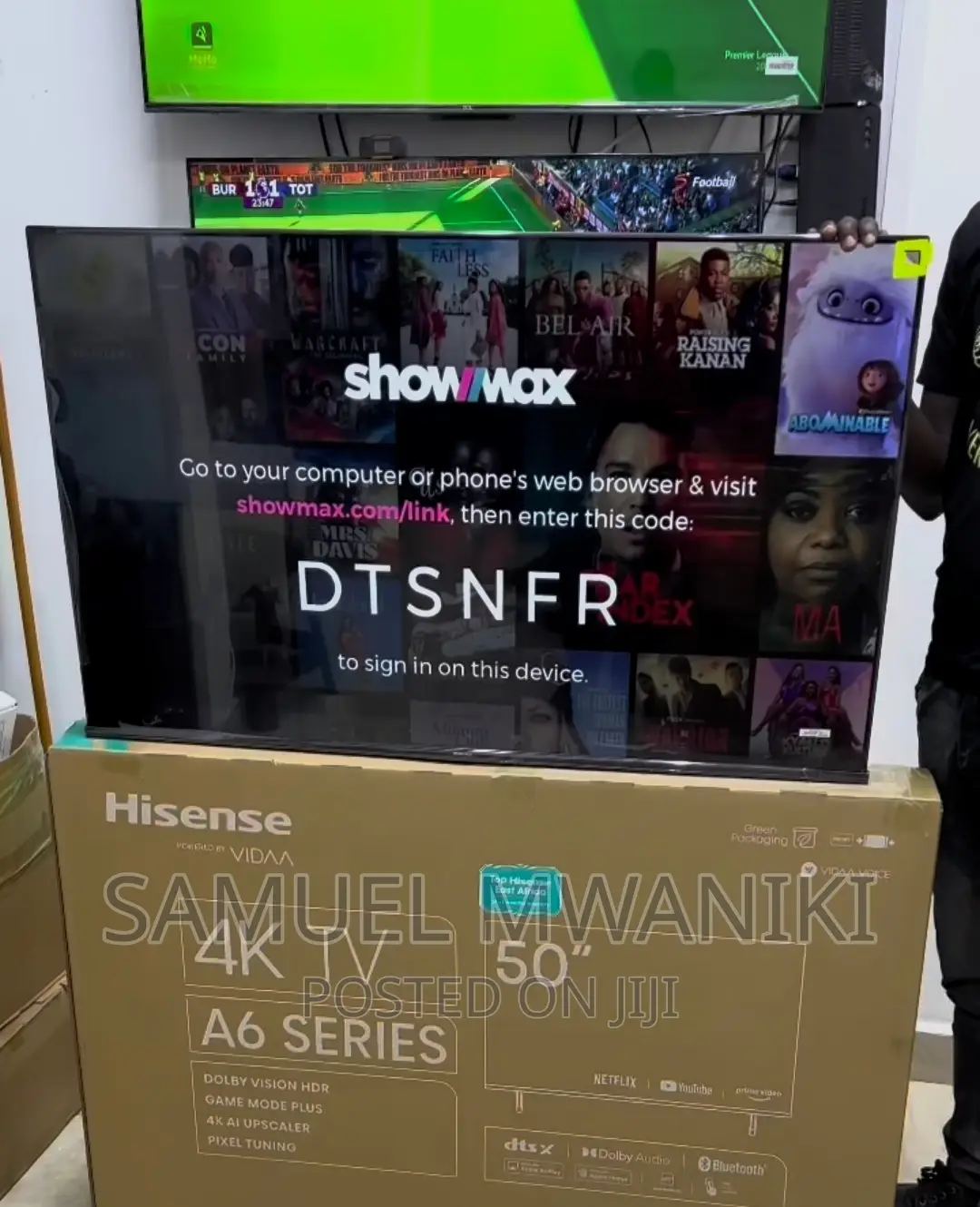 Hisense 50" A6h Uhd Smart Tv Frameless Design New Model