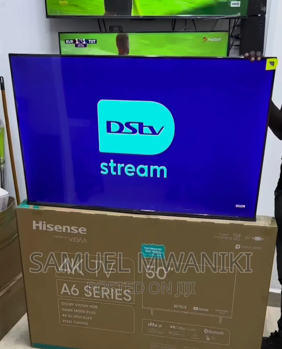 Hisense 50" A6h Uhd Smart Tv Frameless Design New Model