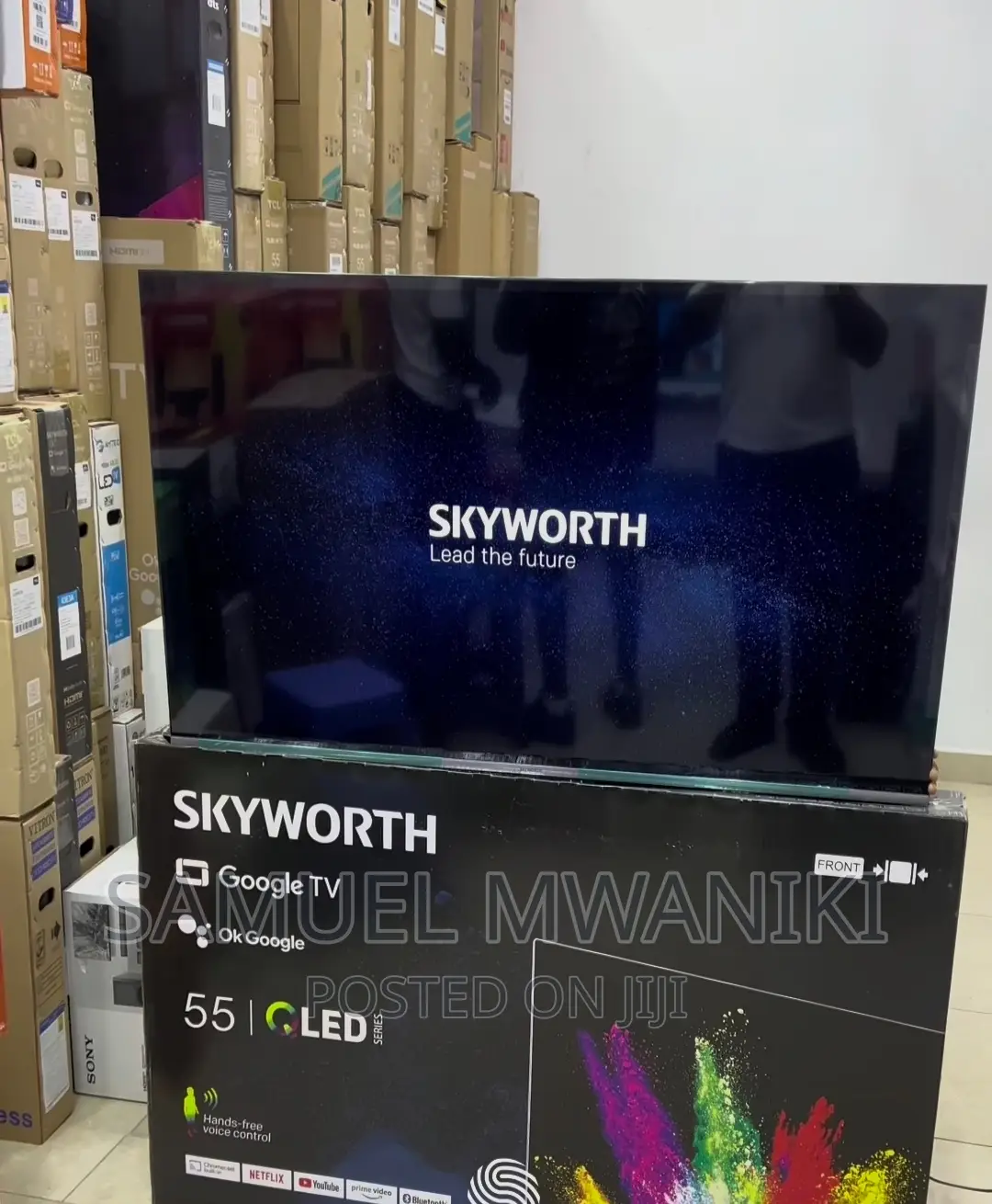 Skyworth 55" Qled Uhd Google Smart Tv Frameless Design