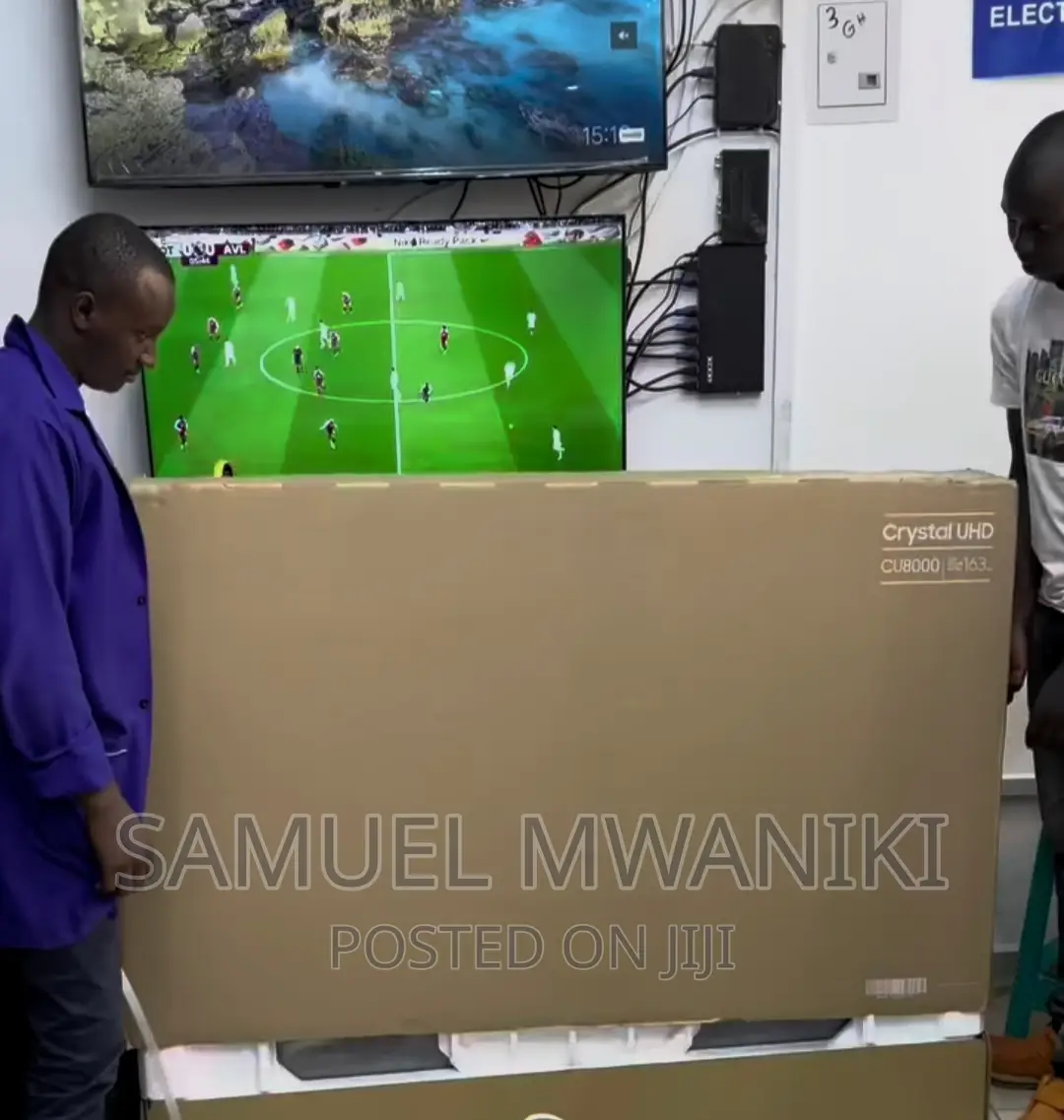 Samsung 65" Cu8000 Uhd Latest Model Frameless Glass Design