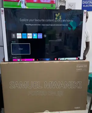 Samsung 65" Cu8000 Uhd Latest Model Frameless Glass Design