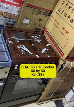 TLAC 3 Gas + 1 Electric Hotplate 60X60 Standing Cooker