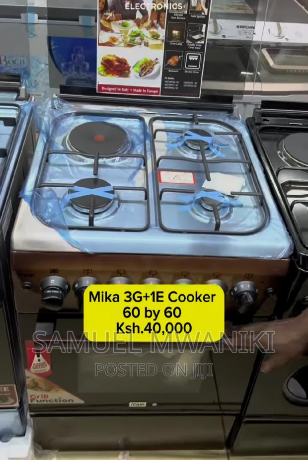 Mika 60 X 60 3 Gas + 1 Electric Hotplate With Electric Oven