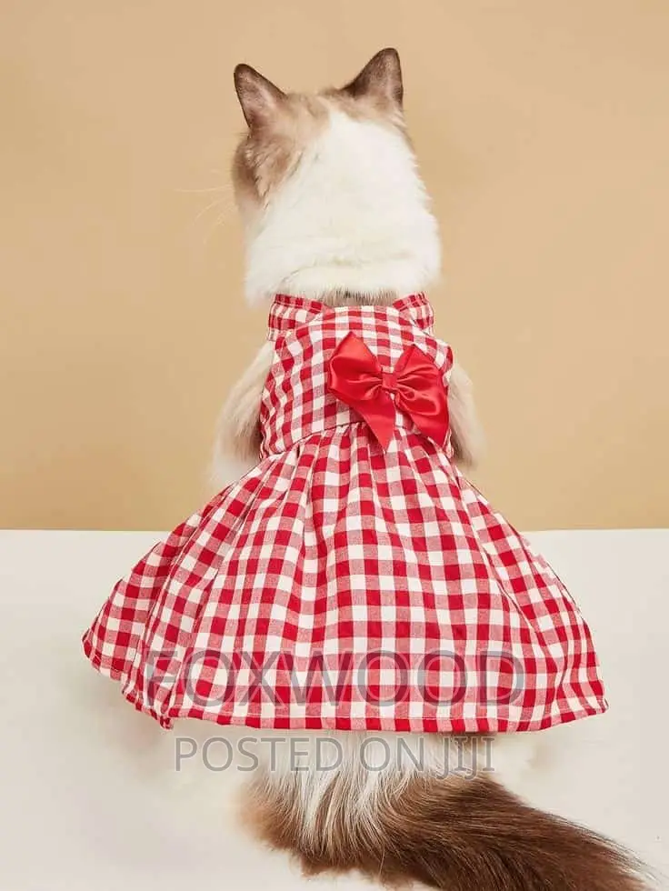Cat Puppy Princess Dress Summer Pet Clothes Large