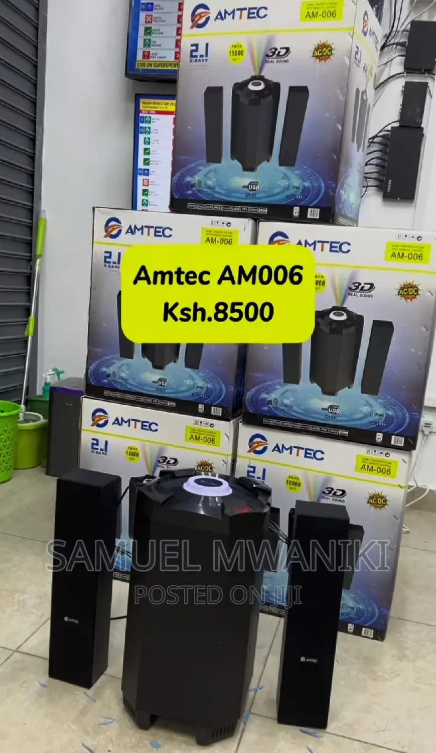 Amtec Am-006 15000W Multimedia System 2.1ch Fm/Sd/Bt/Usb