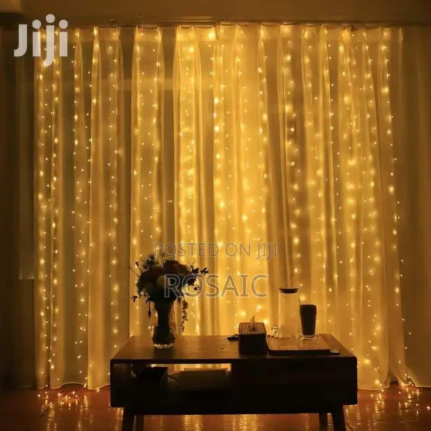 Christmas Curtains Lights