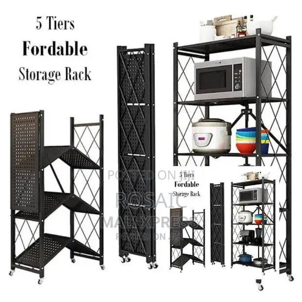 5 Tier Foldable Storage Rack