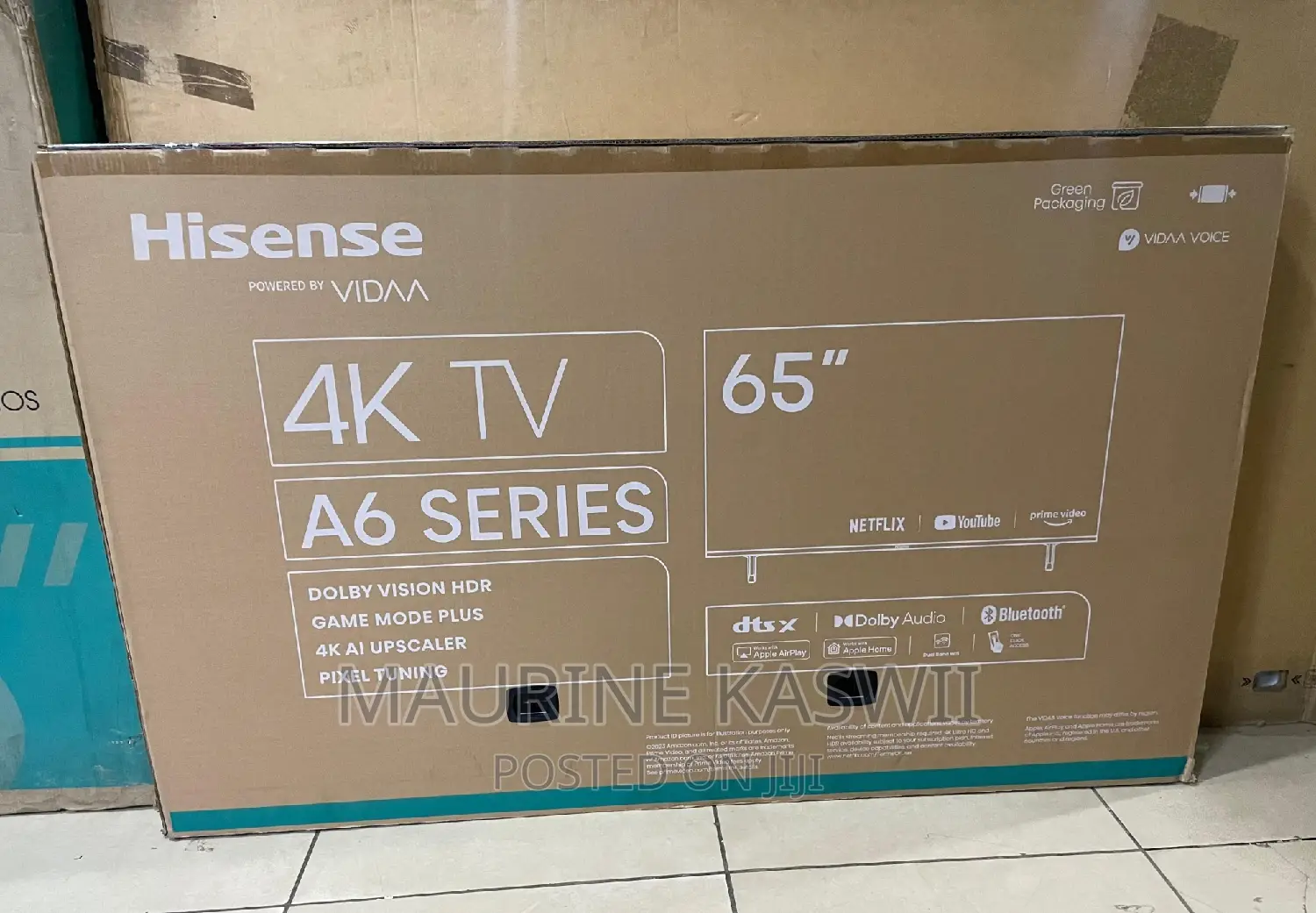 Hisense 65 Inches Uhd Smart Tv 65a6h