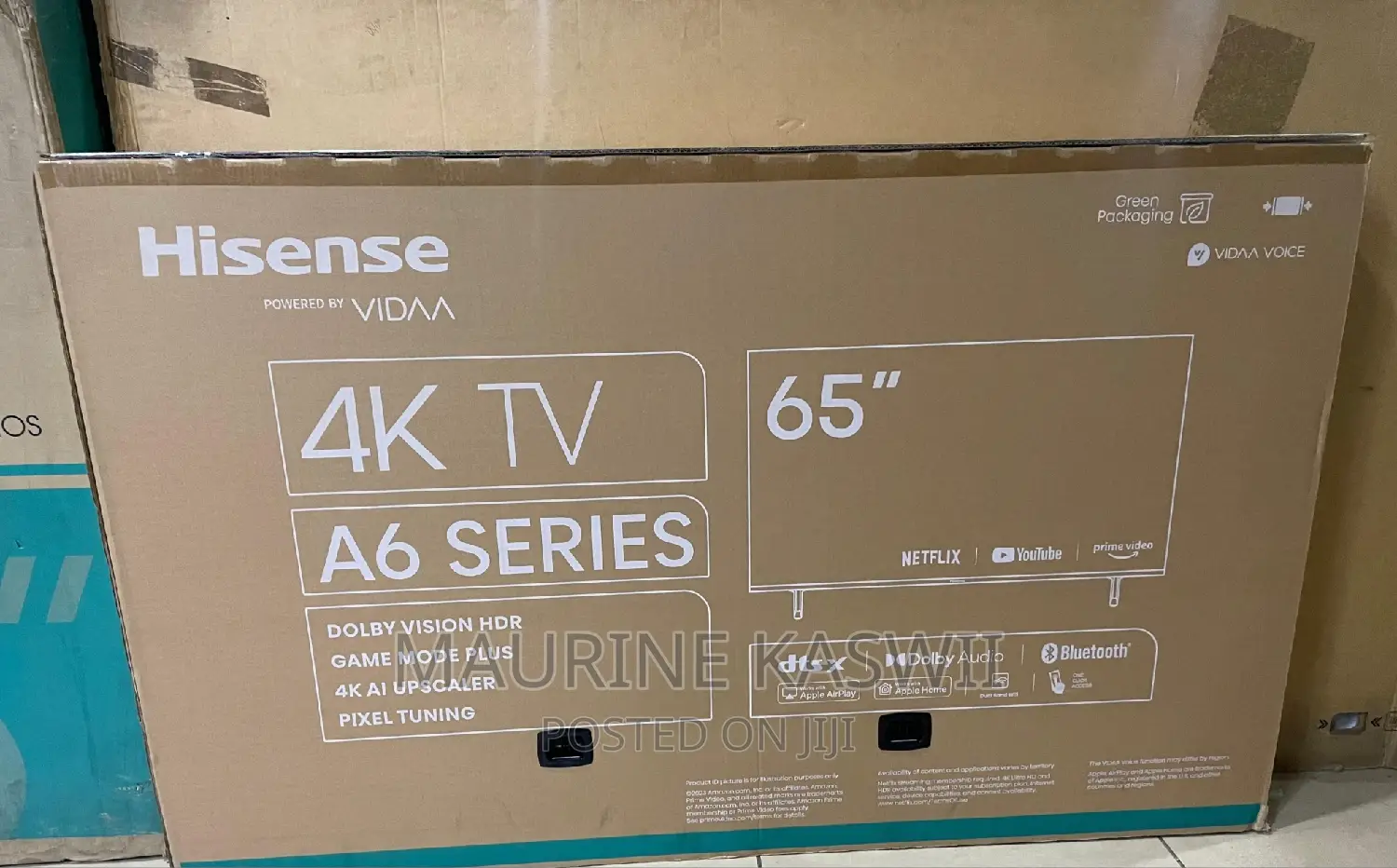 Hisense 65 Inches Uhd Smart Tv 65a6h