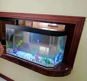 Kitchen Counter Aquarium , Custom Made Corner - thumbnail 2