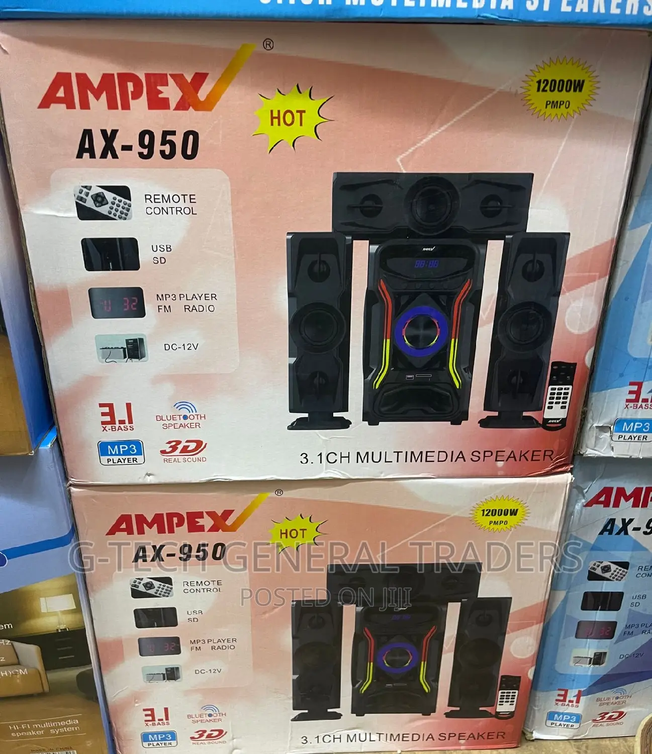 Ampex Ax-950 3.1ch Multimedia Speaker System