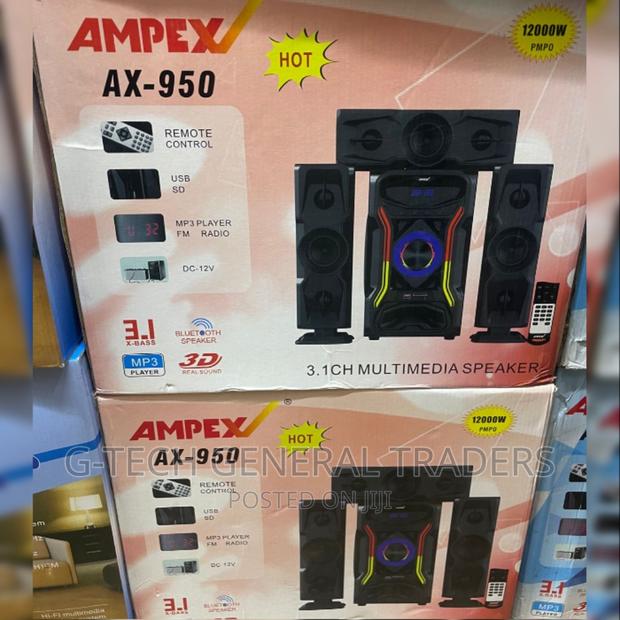 Woofer!Woofer! Ampex 3.1ch Multimedia Speaker System-12000w
