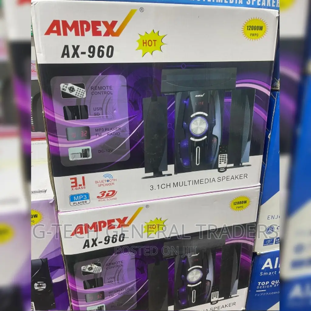 Woofer! Ampex 3.1ch Multimedia Speaker System Ax-960