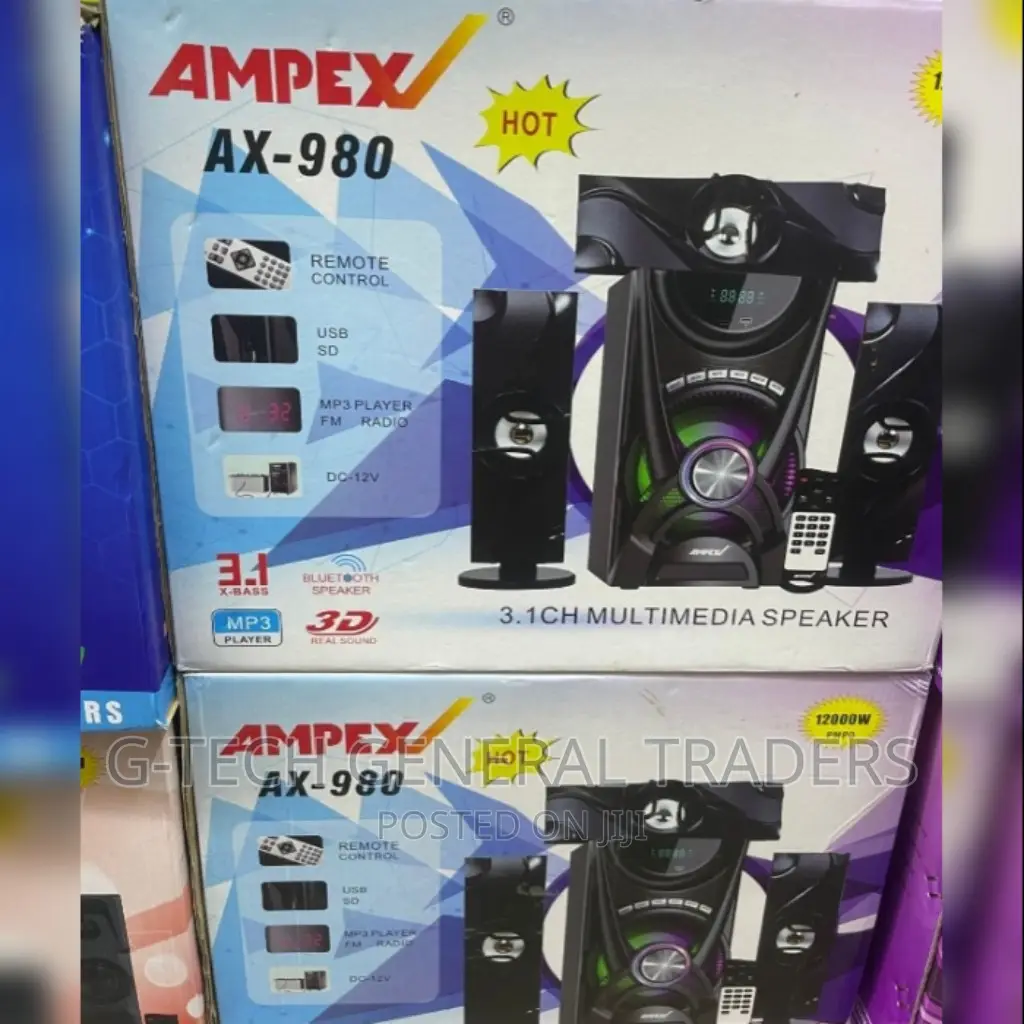 Woofer!Ampex Ax-980 Bluetooth Multimedia Speaker