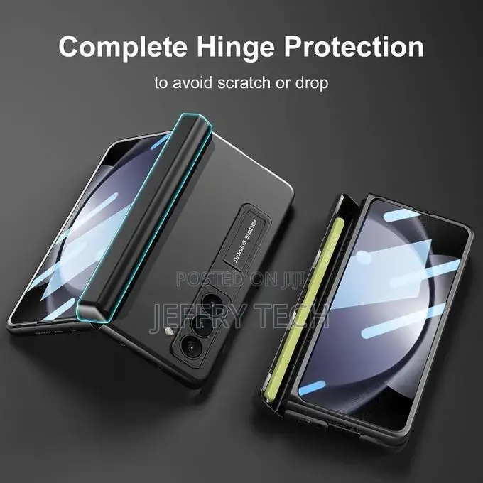 Samsung Z Fold 5 Case With Built in Hidden Slim S Pen Holder