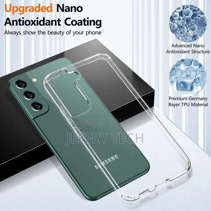 Galaxy S22 Plus Case Crysta Soft Transparent Drop Protection