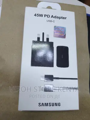 Samsung 45 Watts Pd Adapter With C-C Cable
