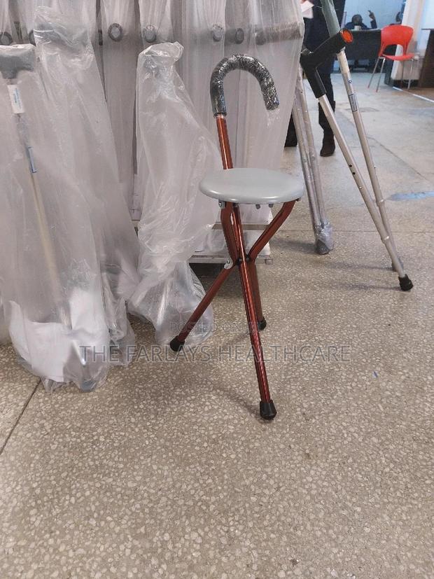 Walking Stick With Seat , Foldable