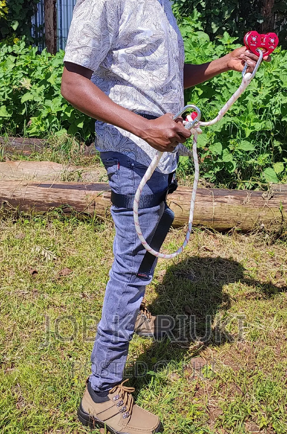 Zipline Harness, Pulley, Equipment
