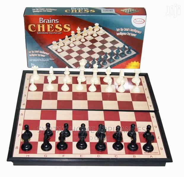 Magnetic Foldable Chess Board Brains Game Travel Chess Set - main view