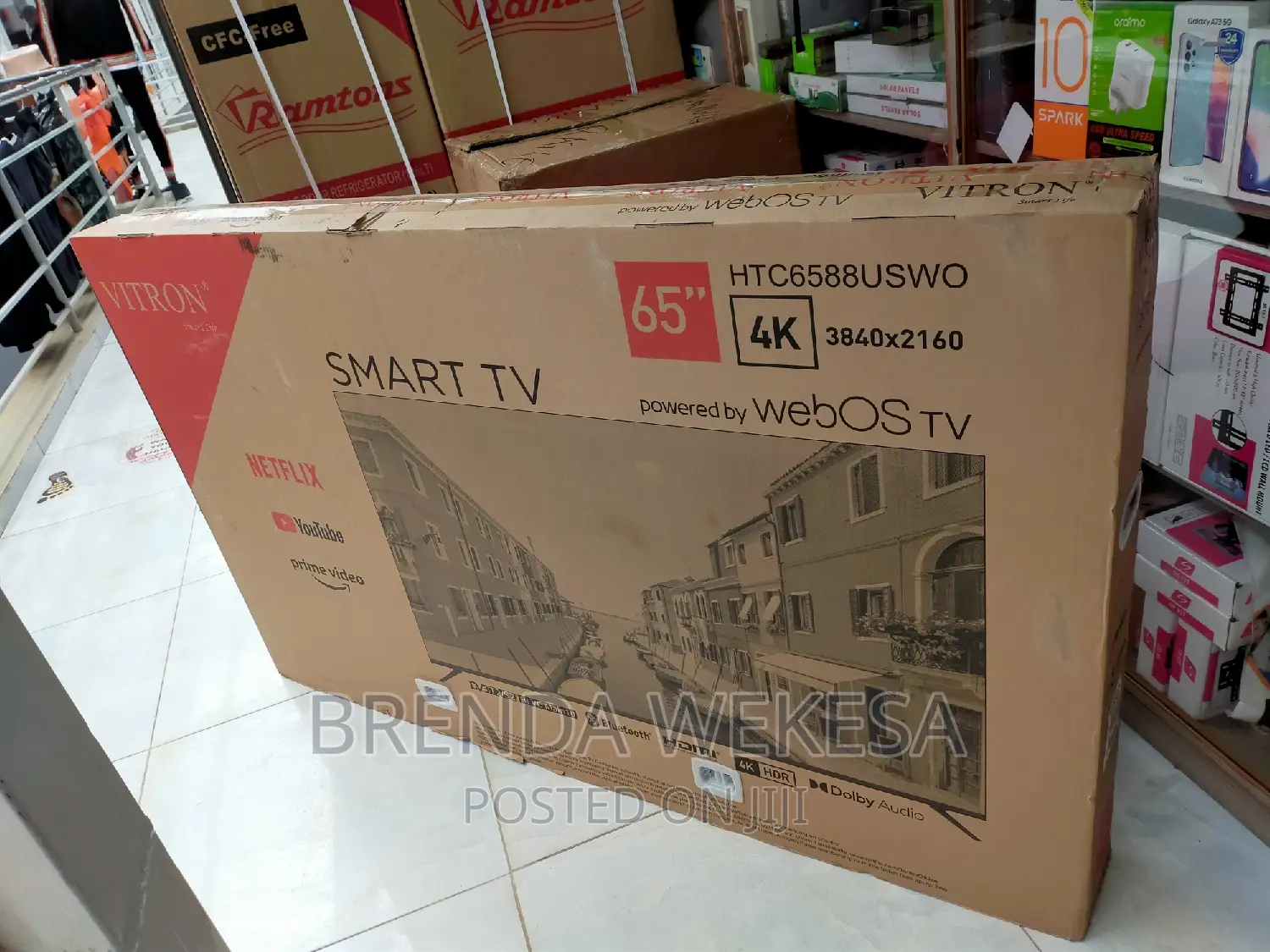 Vitron 65′′ Smart HDR Frameless Tv – Powered by Webos