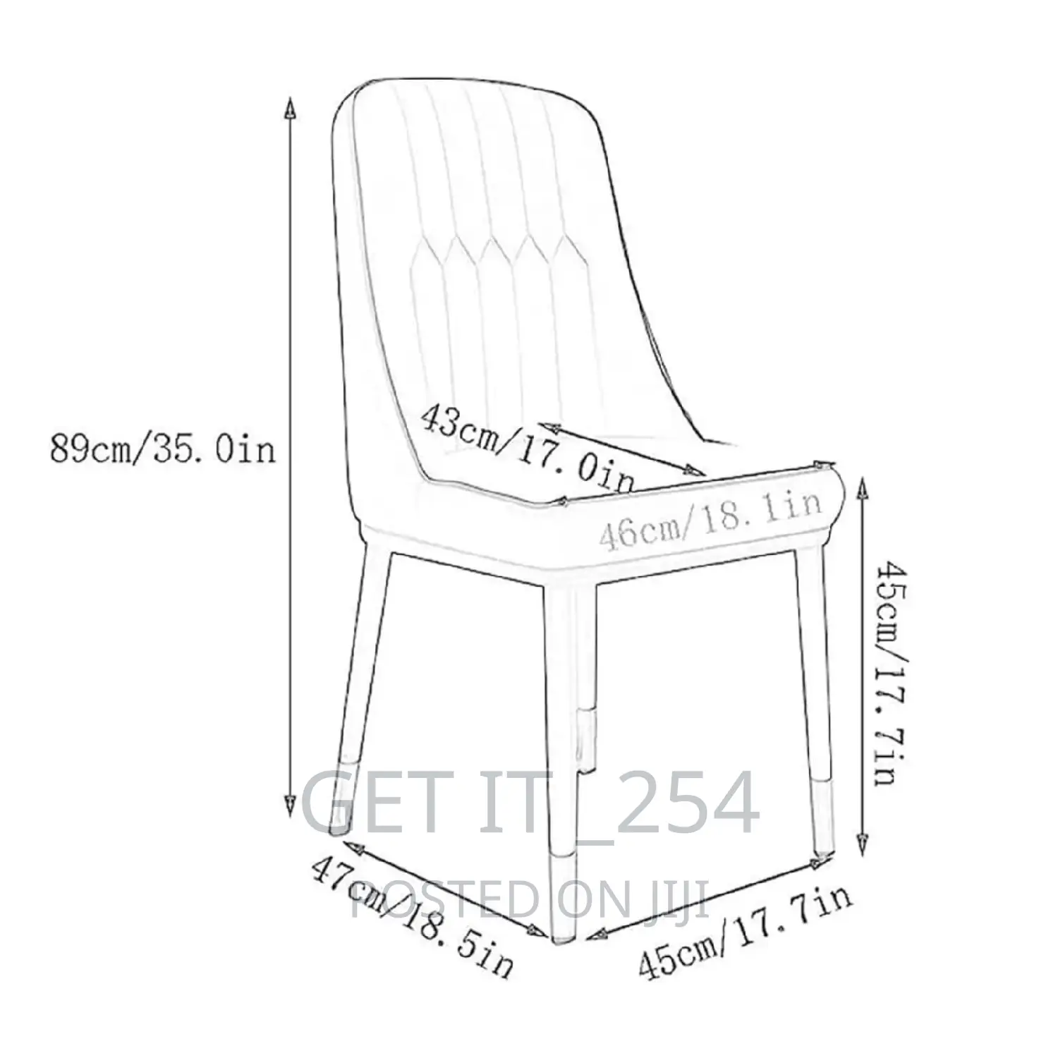Microfibre Dining Chairs With Metallic Legs