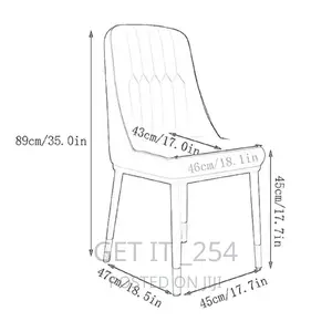 Microfibre Dining Chairs With Metallic Legs