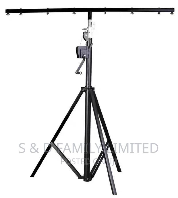 T Bar Portable DJ Lights Stand - main view