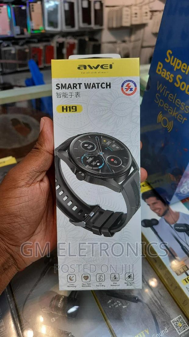 Awei H19 Smart Watch Multi Sport Mode BT Wireless Smartwatch - thumbnail 3