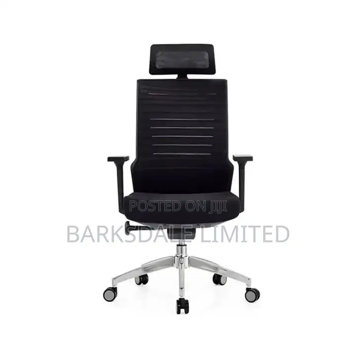 Black Ergonomic Lumbar Back Mesh Office Chair Support
