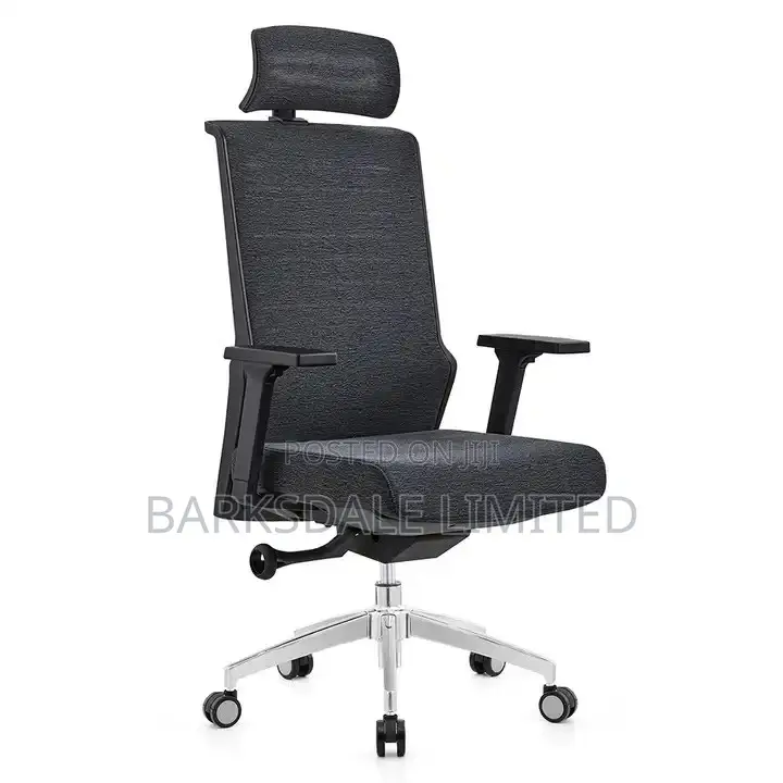 Black Ergonomic Lumbar Back Mesh Office Chair Support