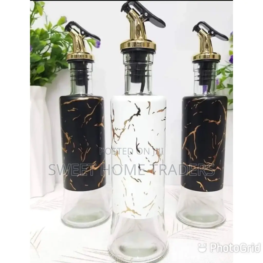 Generic Glass Marble Oil/Vinegar Dispenser Bottle
