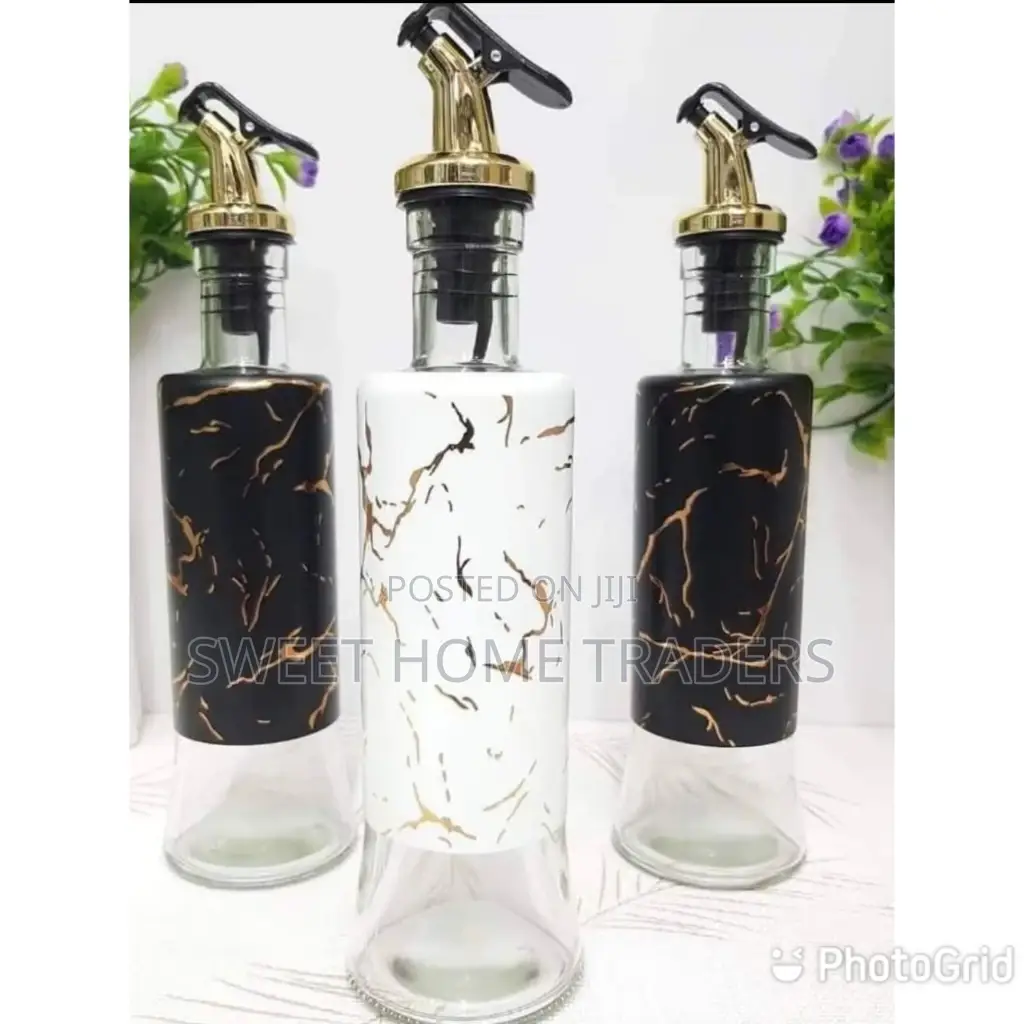 Generic Glass Marble Oil/Vinegar Dispenser Bottle: