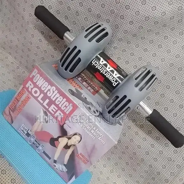 Power Stretch Double Wheel Roller for Abs Hard Six Packs.
