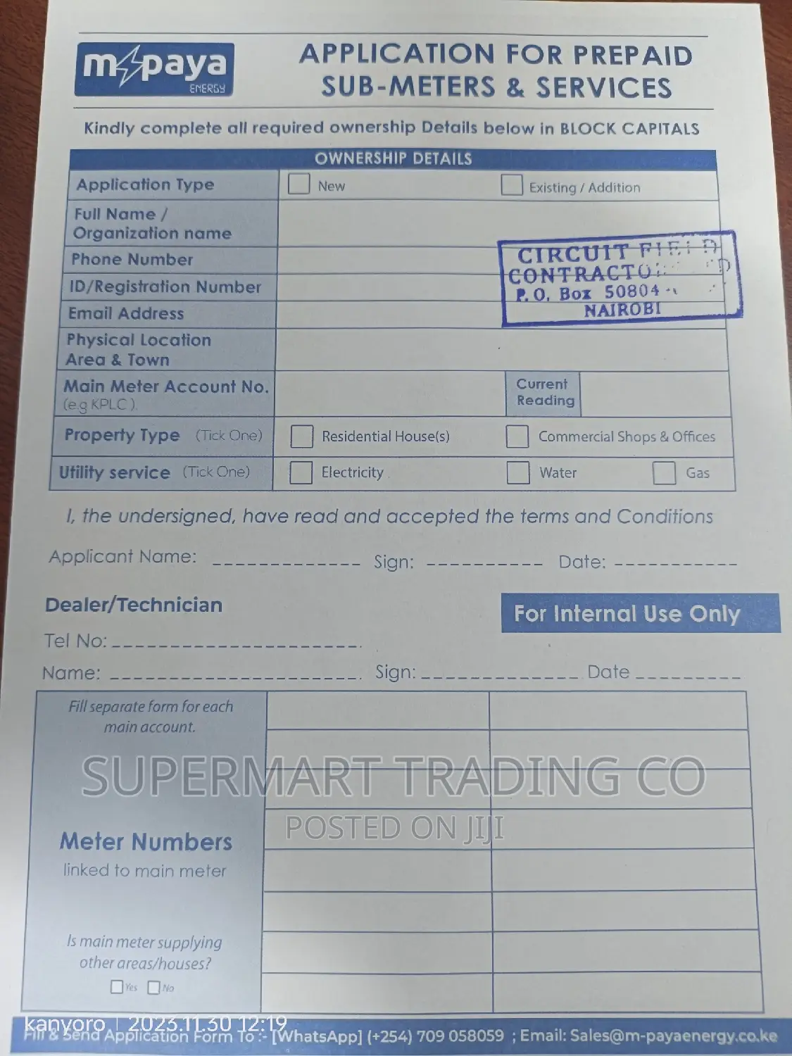 Prepaid Submeter Single Phase