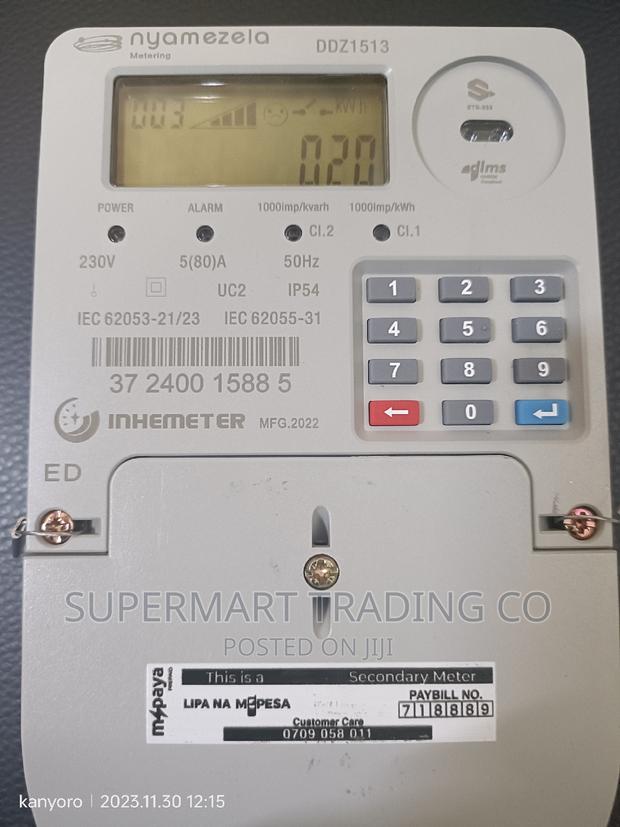 Prepaid Submeter Single Phase