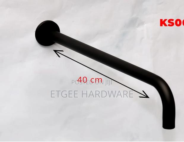 Black Shower Arm