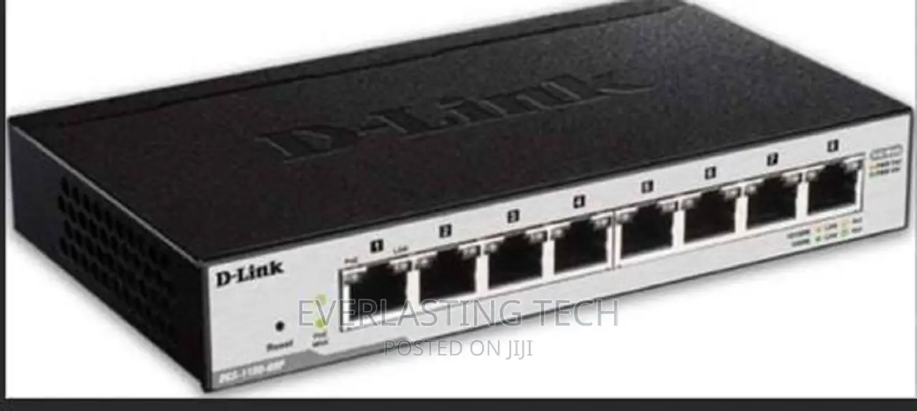 .D-Link 8 Port Poe Gigabit Smart Managed Switch – DGS-F1100-