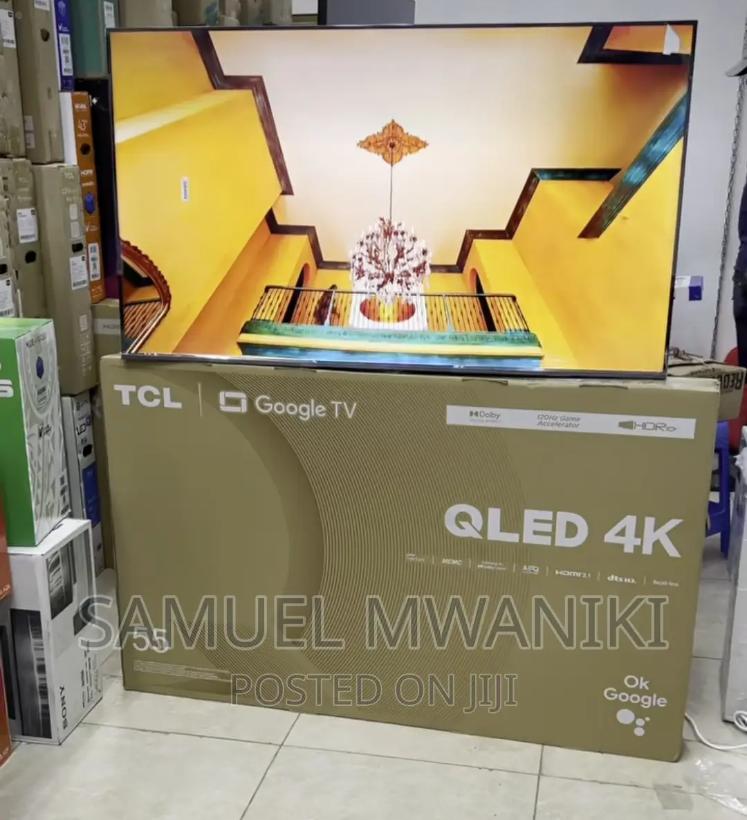 TCL 55'' Qled Smart Uhd (Google Tv) Frameless