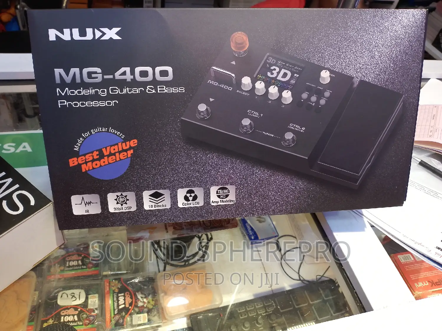Nux Mg-400 Modeling Guitar And Bass Precessor