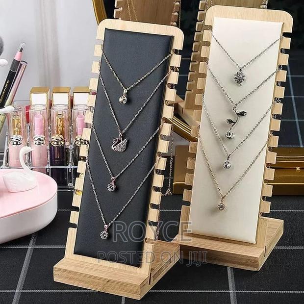 *Creative Bamboo Wooden Necklace Frame* - thumbnail 5