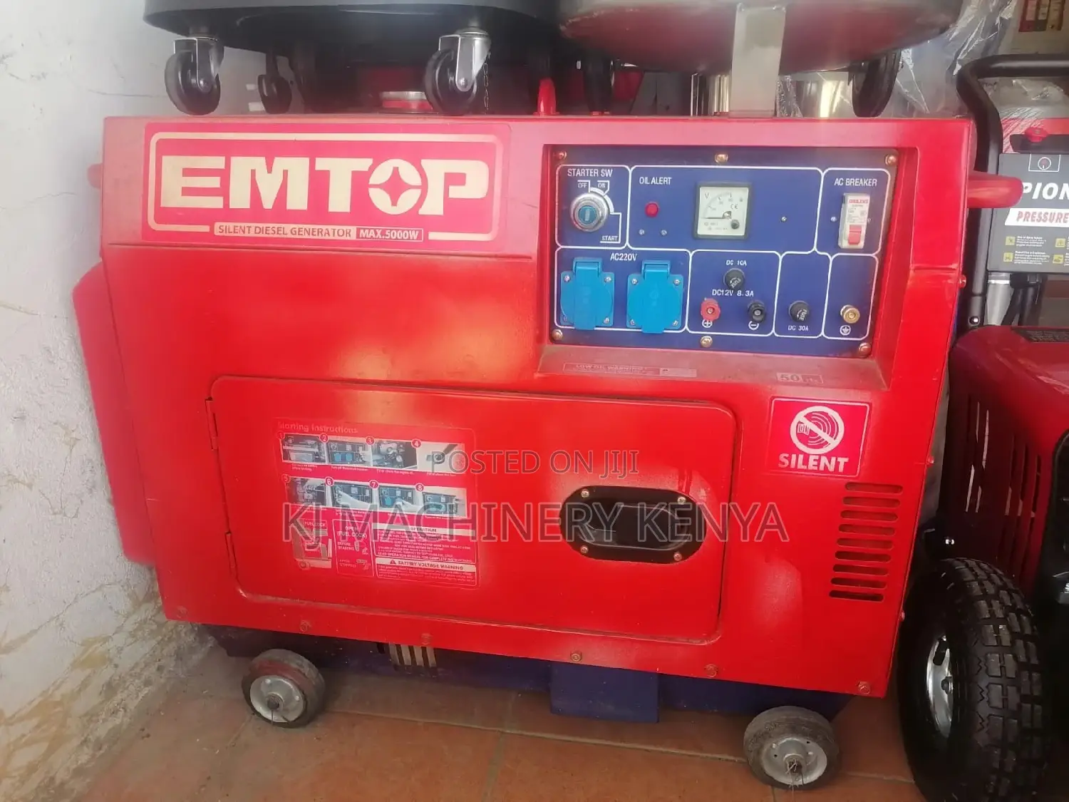 5kva Diesel Silent Generator -Emtop Brand