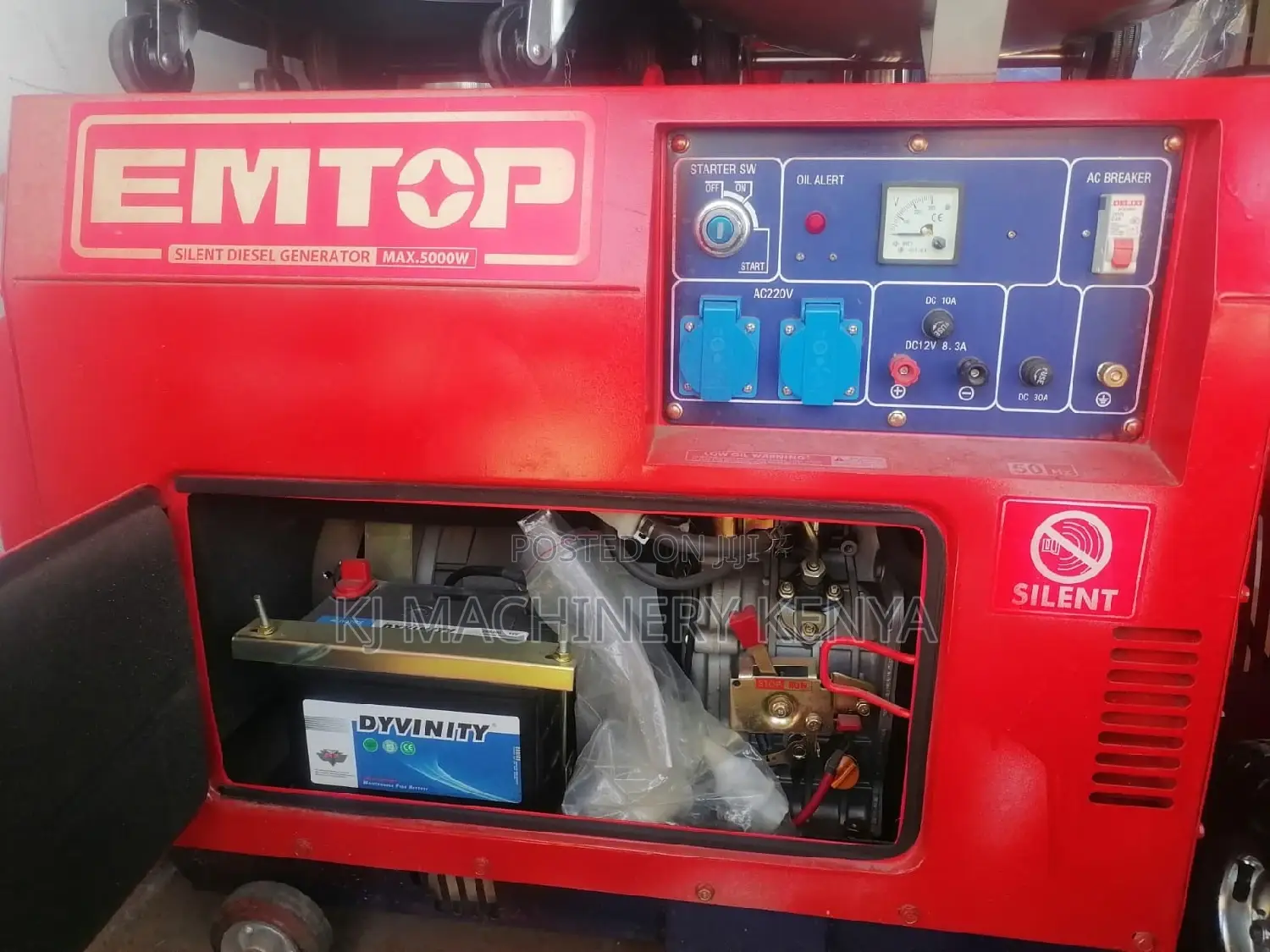 5kva Diesel Silent Generator -Emtop Brand